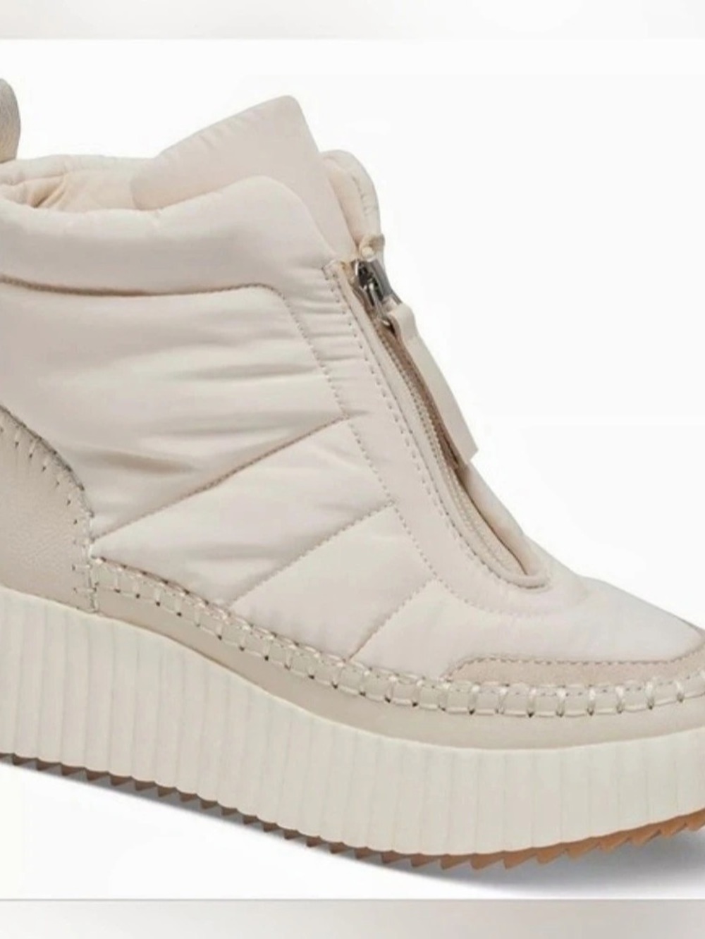 Dolce Vita Sorel Kinetic Impact Puffy Zip Waterproof Boot White 8